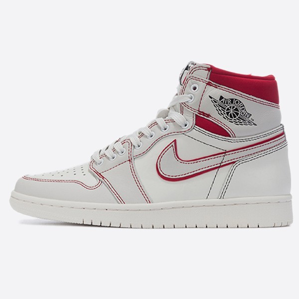 Nike Air Jordan 1 Retro High OG Sail/Black-Phantom-University Red (555088-160)