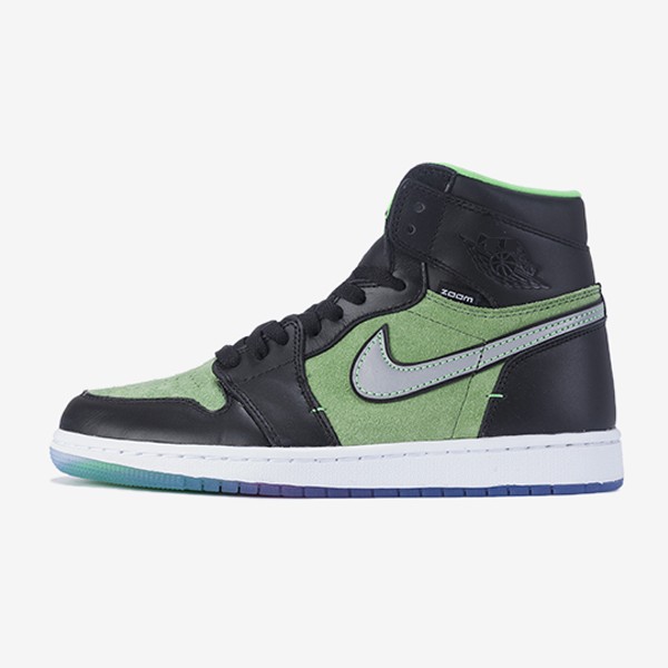 [H12 Edition] Nike Air Jordan 1 High Zoom Black/Green CK6637-002