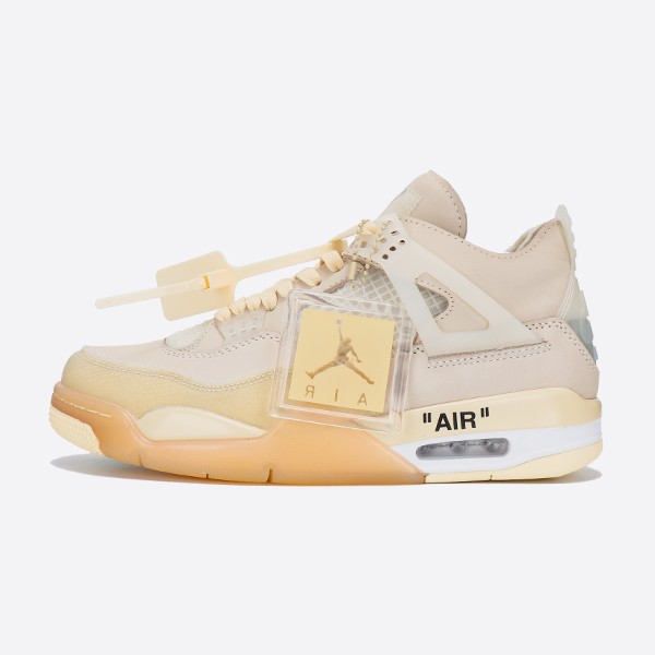 Nike Air Jordan 4 x Off-White Retro Sale CV9388-100 [PK Version]