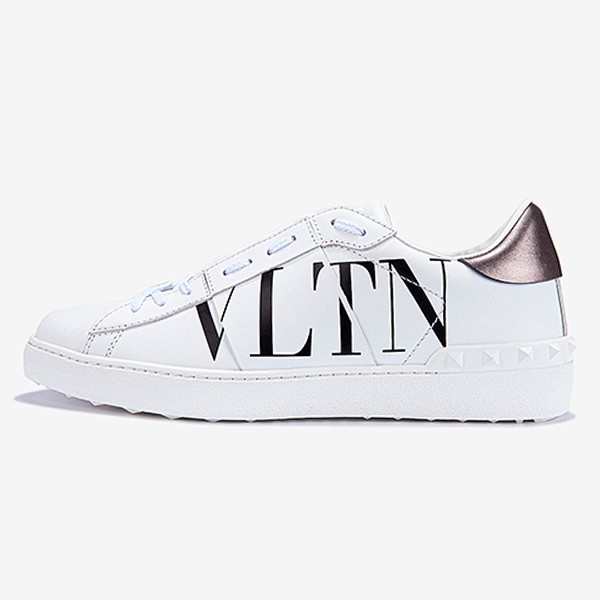 Valentino VLTN open sneakers in white and brown