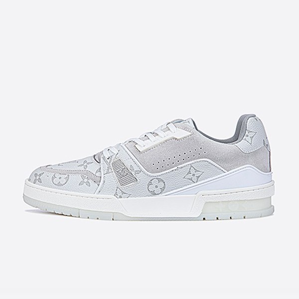 Louis Vuitton 2020 SLV Monogram Trainer Sneakers White Men's