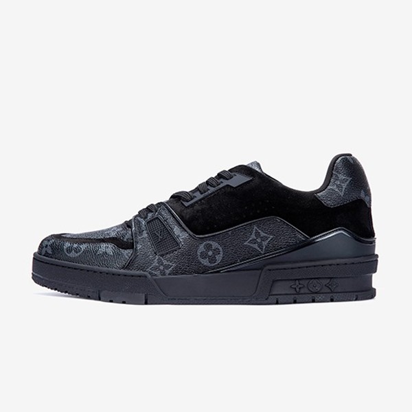 Louis Vuitton 2020 SLV Monogram Eclipse Trainer Sneakers for Men