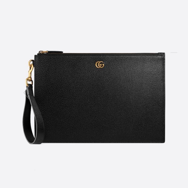 Gucci GG Marmont Leather Pouch 475317DJ20T 1000