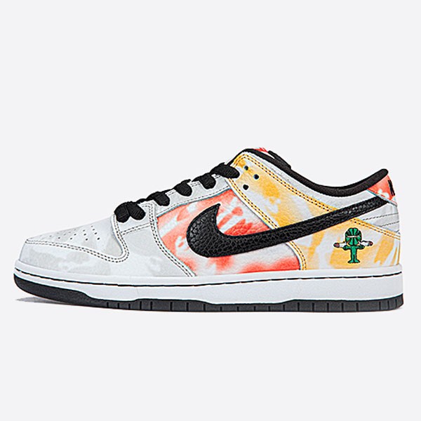 Nike SB Dunk Low Reagan Tie-Dye White BQ6832-101 Unisex (H12)