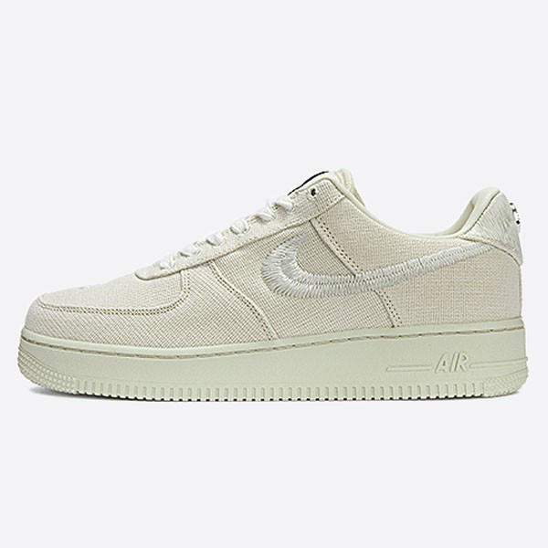 Nike x Stüssy Air Force 1 Low Fossil Stone CZ9084-200 Unisex (PK)