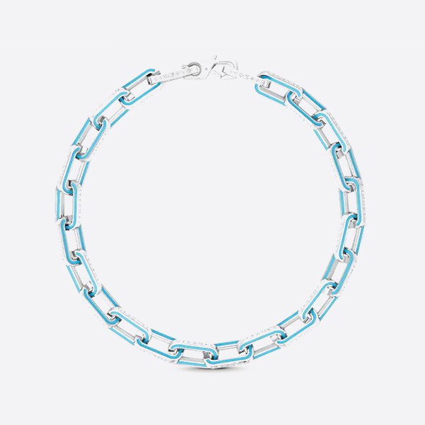 Louis Vuitton M80194 Monogram Link Chain Necklace