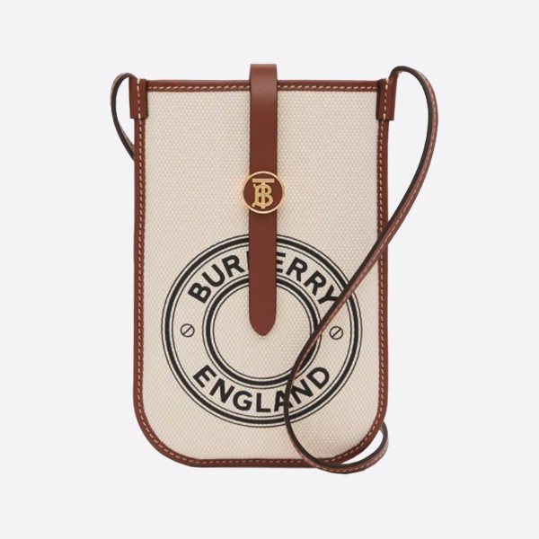 Burberry Strap Logo Graphic Canvas Phone Case 80266091