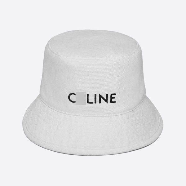 Celine Fisherman Hat White 2AUD3865M.01OP