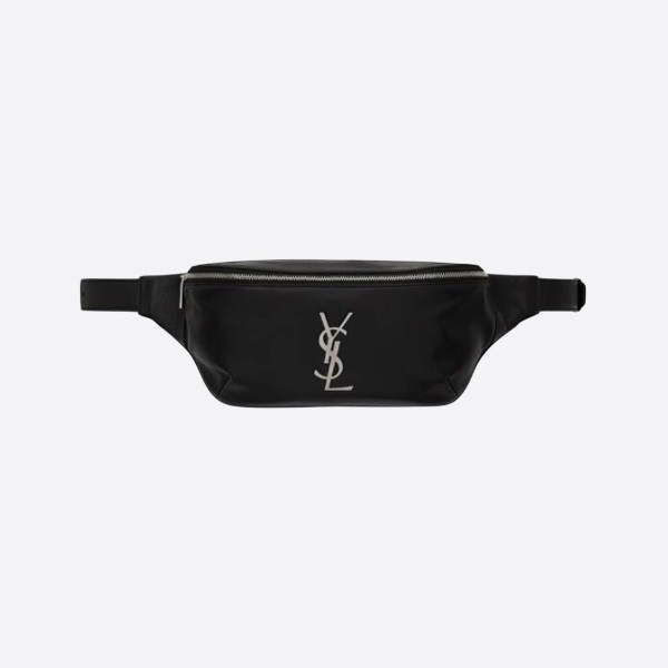 Saint Laurent Classic Monogram Belt Bag in Soft Lambskin 59007603U0E1000