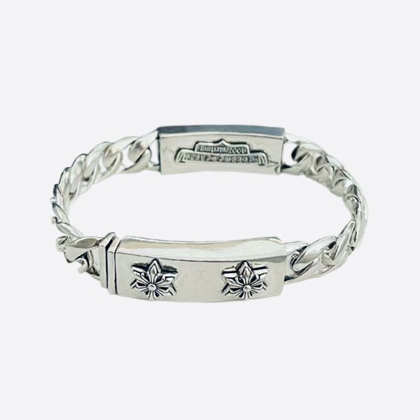 Chrome Hearts Double Flare & Double Star Classic Chain Bracelet