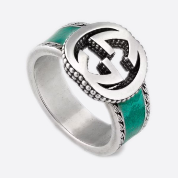 Gucci Interlocking G Detail Ring 645572J8410 8136