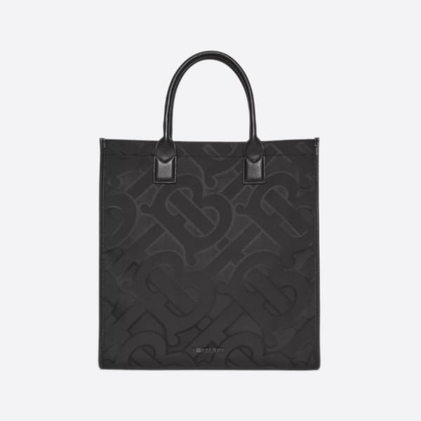 Burberry Monogram Recycled Polyester Jacquard Tote 80436911