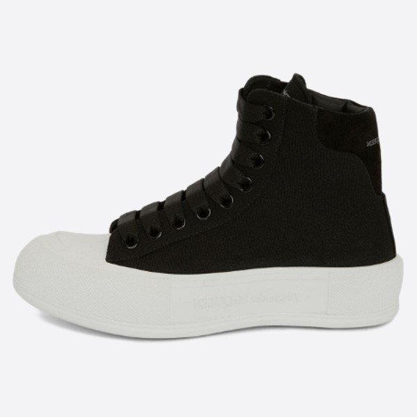 Alexander McQueen Deck High-Top Canvas Shoes 666381W4MV71070