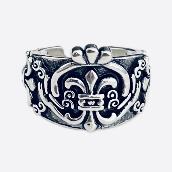 Chrome Hearts Vintage Antique Silver Craft Ring Silver