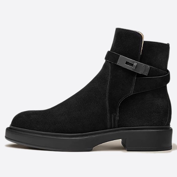 Hermes H Short Boots H212113Z03350 Women's