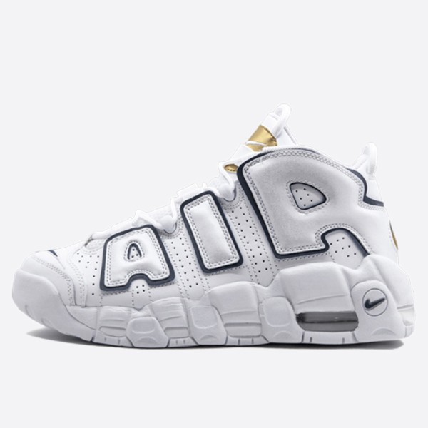 Nike Air More Uptempo White Midnight Navy 415082-109