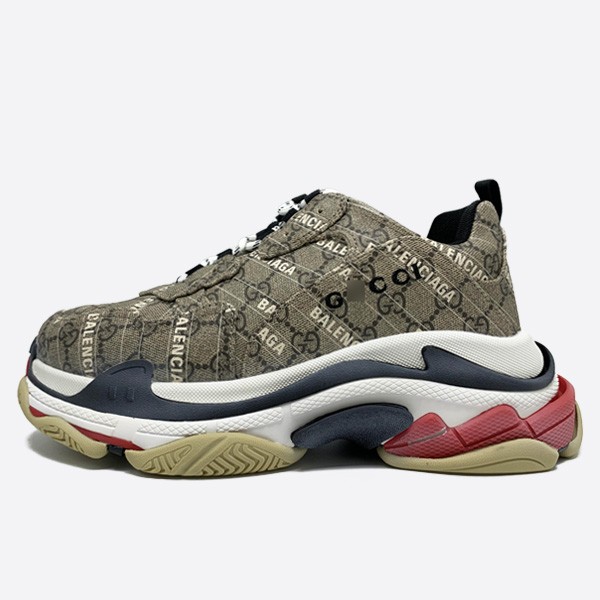Gucci x Balenciaga Hacker Project Series Triple S Sneakers (ZH) 681066 ULZ10 9795