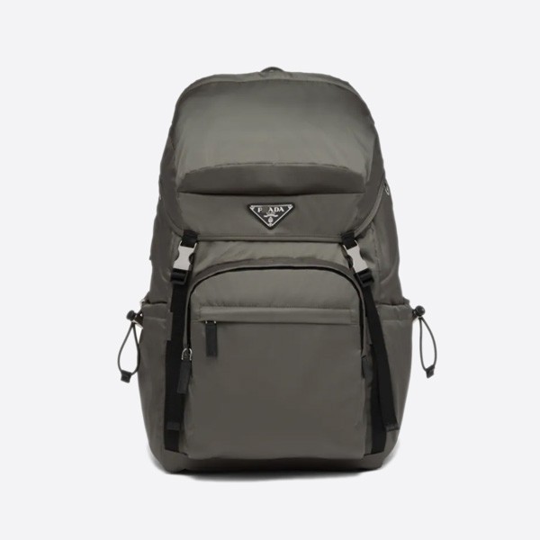 Prada Nylon Saffiano Leather Backpack Forest Green 2VZ090_2DMG_F0414_V_OOO