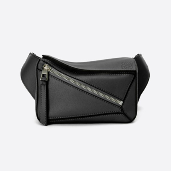 Loewe Mini Puzzle Bum Bag Classic Calfskin Color - Black B510U89X02