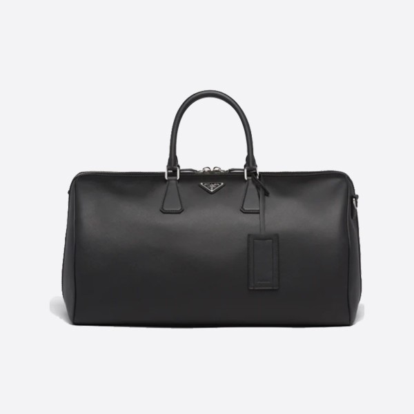 Prada Saffiano Leather Travel Bag Color - Black 2VC018_9Z2_F0002_V_OOO