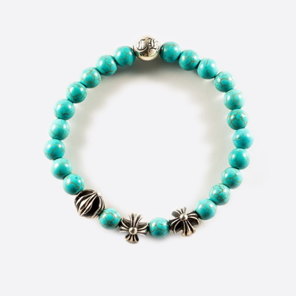 Chrome Hearts 6mm CH Ball Bead Bracelet