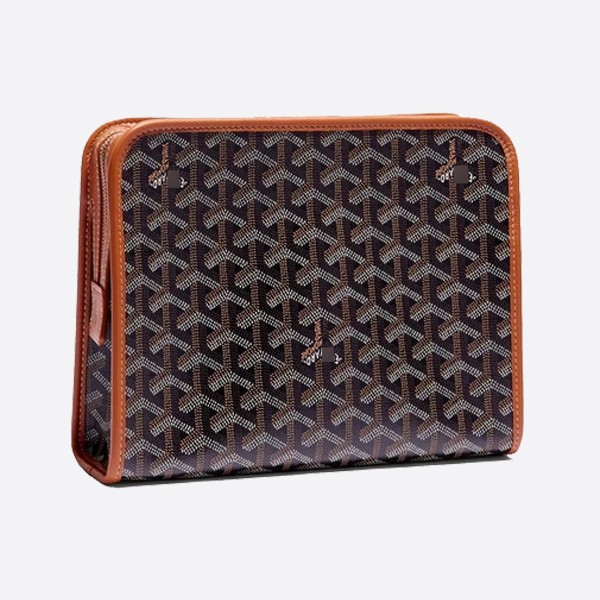 Goyard Jouvence Toiletry Pouch GM Black Brown