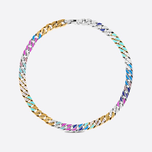 Louis Vuitton Collier Chain Links Patches Mini MP2682