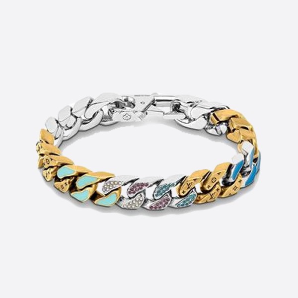 Louis Vuitton Chain Link Patch Bracelet MP2683