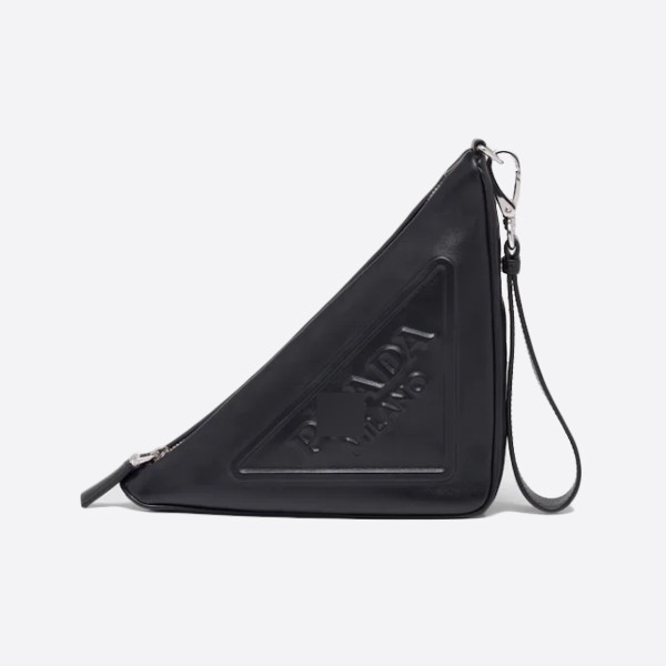 Prada Leather Triangle Pouch 1NE039_2BYA_F0002