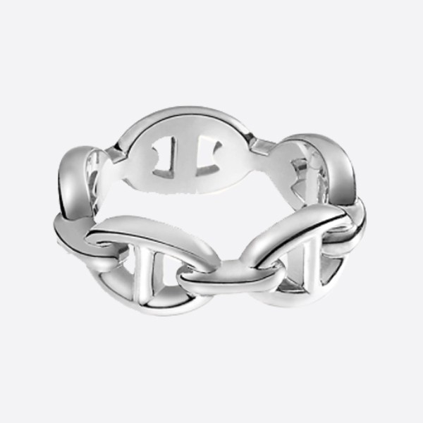Hermes Anchor Chain Enchaine Ring Small Model