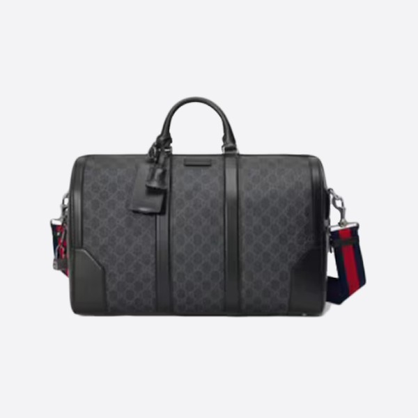 Gucci GG Black Soft GG Supreme Carry-On Duffel Bag 474131K5IAN1095