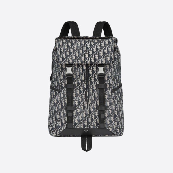 Dior Explorer Backpack Beige & Black Oblique Jacquard 1ESBA152YKY_H27E