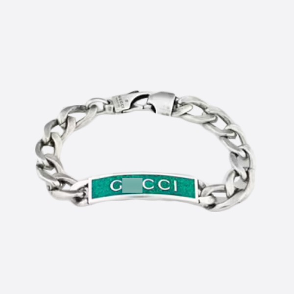 Gucci logo enamel bracelet 678712 J8410 8183