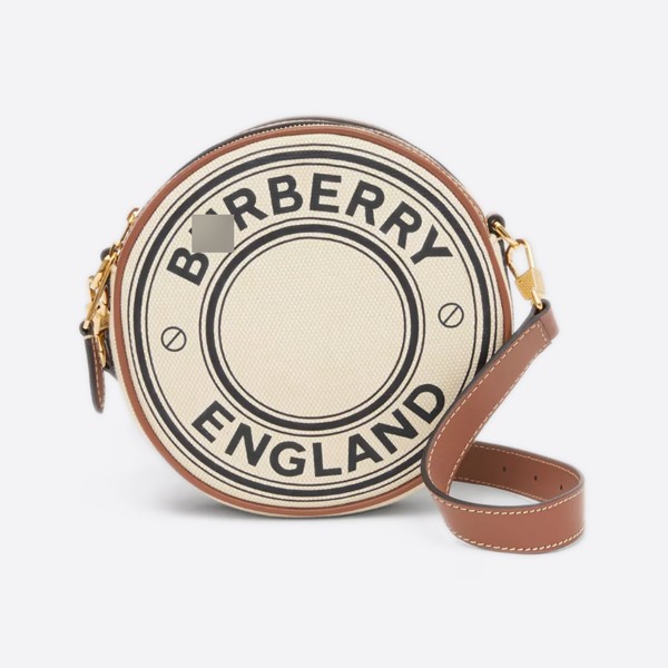 Burberry Logo Graphic Canvas Leather Lewis Bag Color - Natural/Tan 80276021