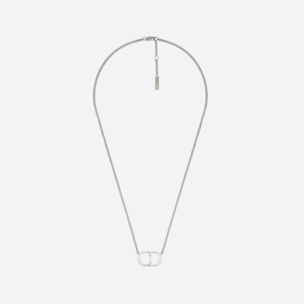 Dior CD ICON Necklace Silver N1026HOMST_D990