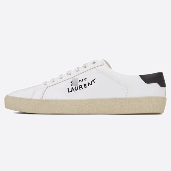 Saint Laurent embroidered sneakers 