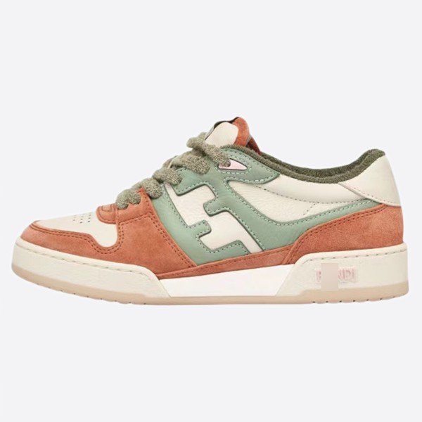 Fendi Match White Suede Low Tops 8E8252AI1NF1H1E