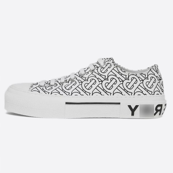 Burberry Monogram Print Cotton Sneakers 80489101