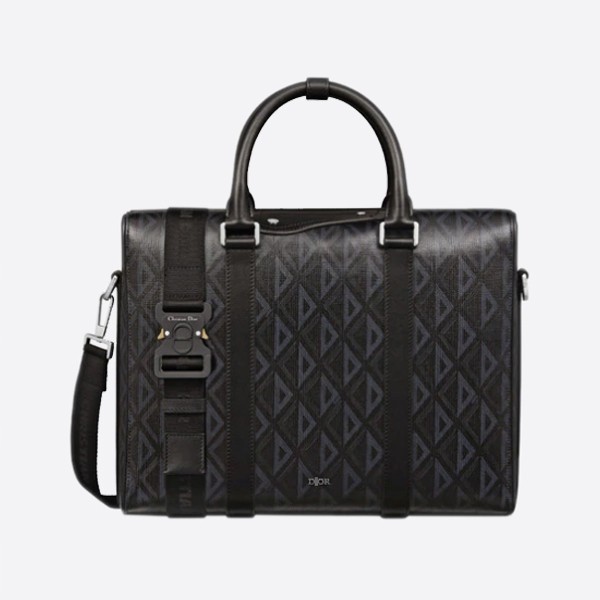 Dior LINGOT CD Diamond Canvas Briefcase 1ADBR088CDP_H43E