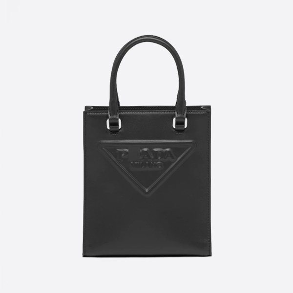 Prada Leather Handbag, Black, 1BA333_ASK_F0002_V_OOO