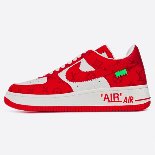 Nike x Louis Vuitton Air Force 1 Virgil Avro Comet Red 1A9VA7