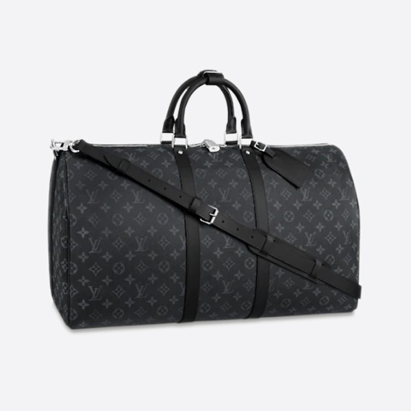 Louis Vuitton Keepall Bandouliere 55 Monogram Eclipse M40605