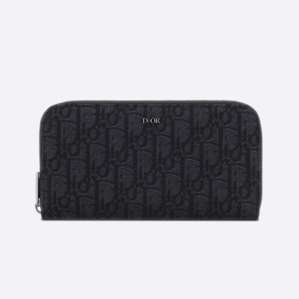 Dior Long Zip Wallet Oblique Jacquard 2ESBC252YSE_H03E