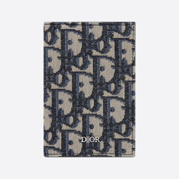 Dior Bifold Card Holder Oblique Jacquard 2ESCH138YSE_H05E