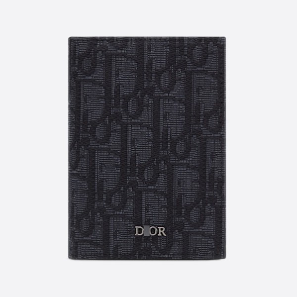 Dior Bifold Card Holder Oblique Jacquard 2ESCH138YSE_H03E