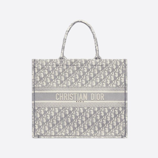 Dior BOOK TOTE Bag Oblique Embroidery M1286ZRIW_M932