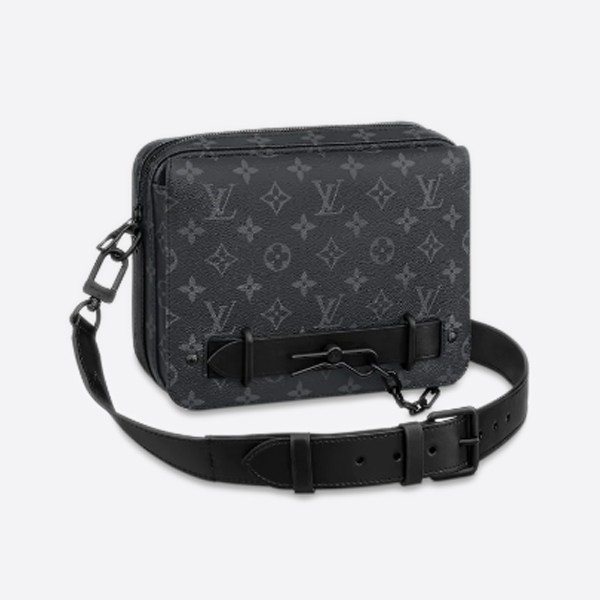 Louis Vuitton Steamer Messenger Monogram Eclipse M45585