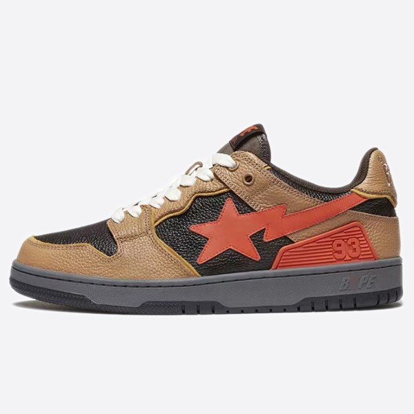 BAPE SK8 STA Brown Orange 1H80-191-021