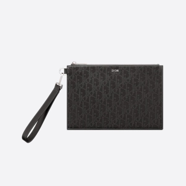 Dior A5 Pouch Oblique Galaxy Leather 2ESCA338VPD_H03E