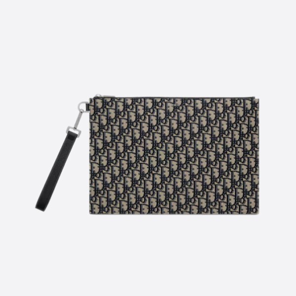 Dior A4 Pouch Oblique Jacquard 2ESCA339YSE_H05E